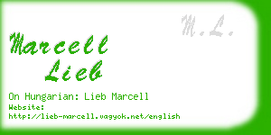 marcell lieb business card